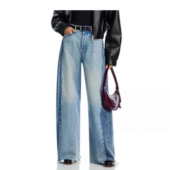 MOTHER Denim - MOTHER NWOT Women's pipe dream button sneak fray- never worn!